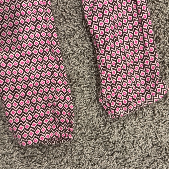 Monsoon girls Pink and Brown Geometric jogger Pants, size 7-8 - Picture 4 of 7